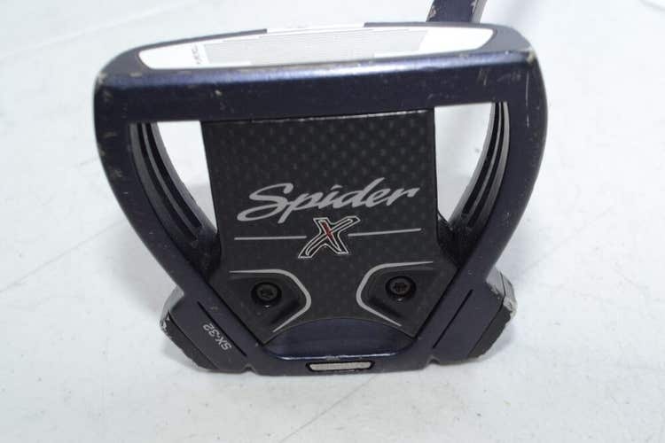 TaylorMade Spider X Navy Small Slant 34" Putter Right KBS Steel # 175627