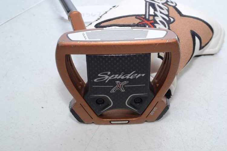 LEFT HANDED TaylorMade Spider X Copper Small Slant 34" Putter KBS Steel  #175623