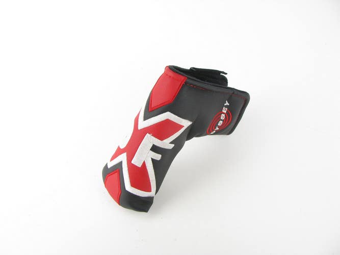 Odyssey DFX Putter Headcover (Black/Red/White, Small Blade) NEW