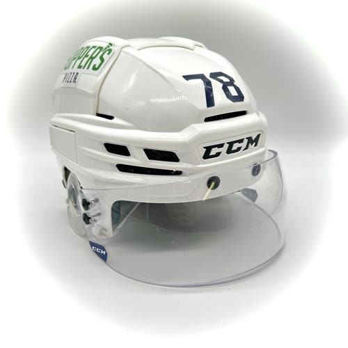 CCM Super Tacks X - Used NCAA Pro Stock Helmet (White)