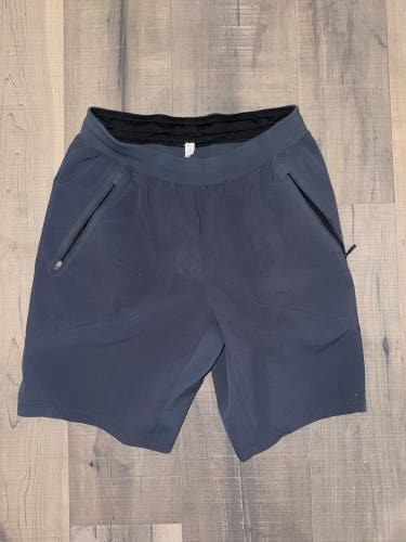 Gray Men's Lululemon Licensed To Train Shorts