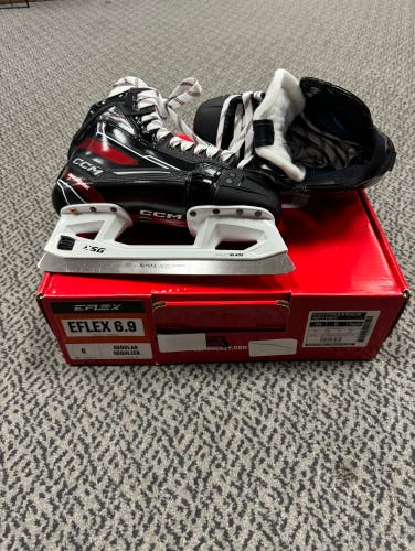 CCM EFLEX 6.9 size 6 regular width Goal skate