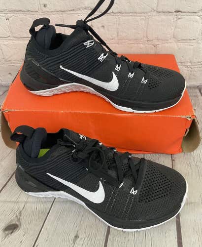 Nike 924595 001 Metcon DSX Flyknit 2 Women's Athletic Shoes Black White US 6.5