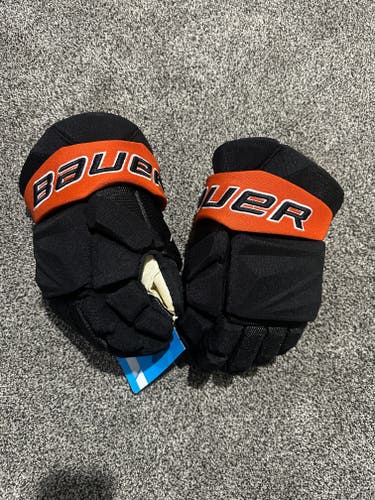 New Ducks Reverse Retro Bauer Vapor Hyperlite Gloves 14" Pro Stock