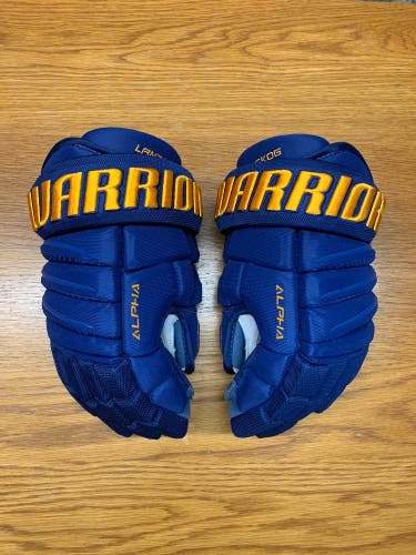 Warrior Alpha QX Pro Stock Hockey Gloves 14” Landeskog Team Sweden