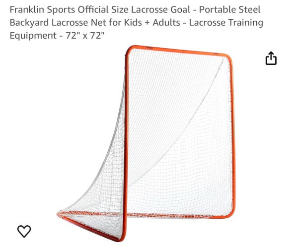 Franklin Sports Official Size Lacrosse Goal