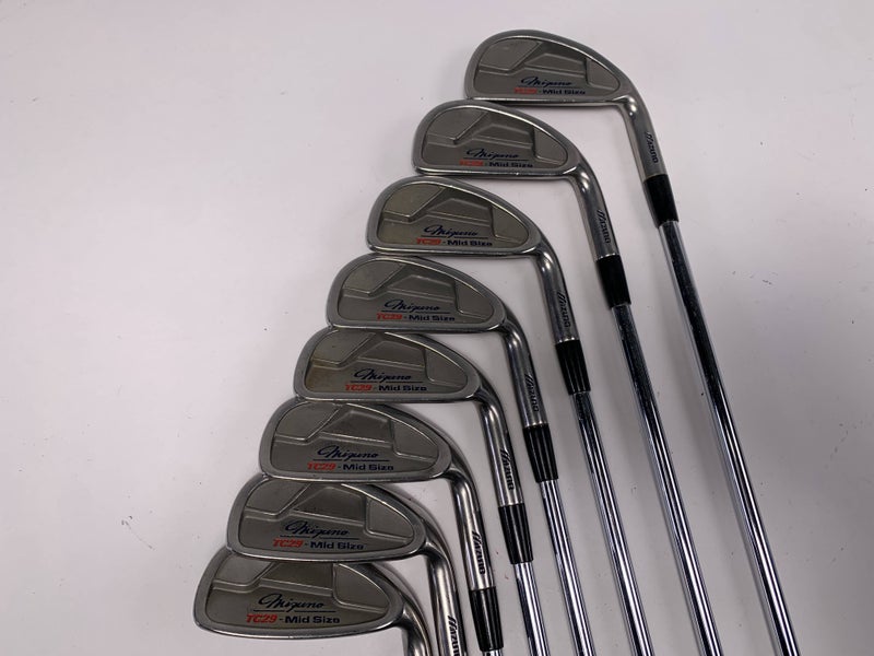 Mizuno TC29 Midsize Iron Set 3-PW TT Dynalite Gold R300 Regular RH -1/2"