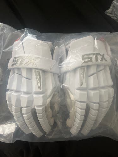 New  STX Large Surgeon RZR Lacrosse Gloves