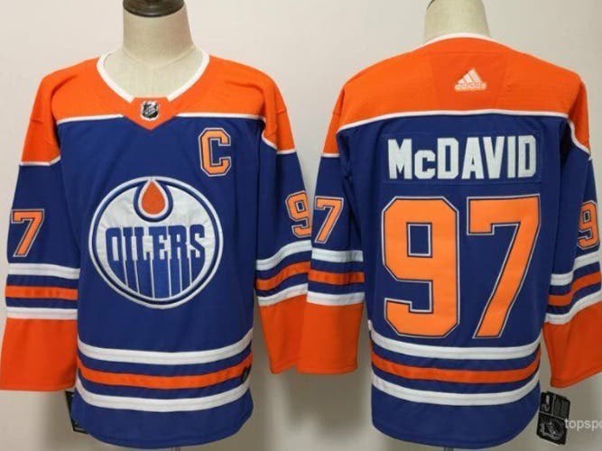 Connor McDavid Edmonton Oilers Hockey Jersey Size 54