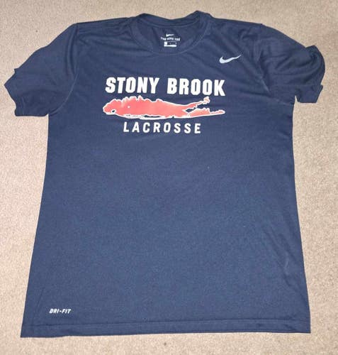 Stony Brook Seawolves Lacrosse Team issued Nike Training Shirt Large
