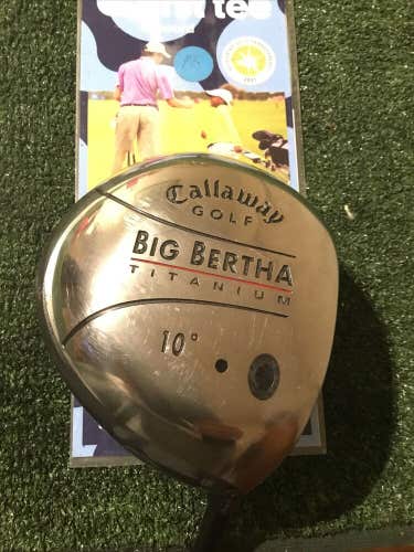 Callaway Big Bertha Titanium 10* Driver Regular RCH 65w Graphite Shaft (44.5”)