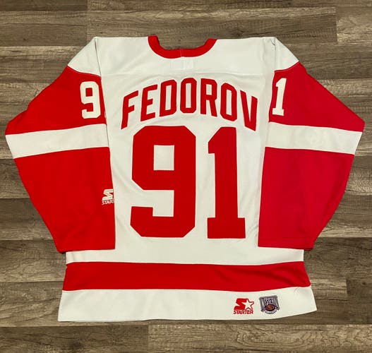 Vintage Detroit Red Wings Fedorov Jersey