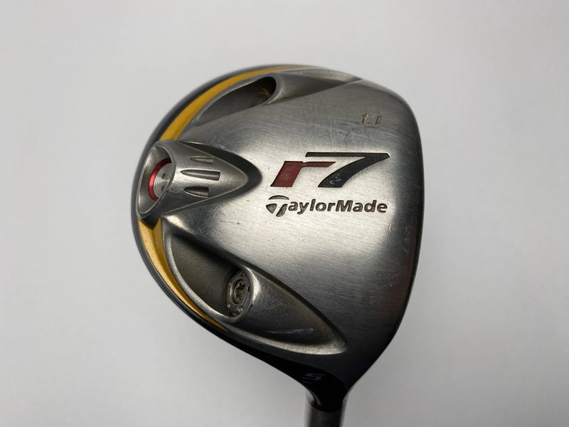 Taylormade R7 Titanium 5 Fairway Wood 18* REAX Regular Graphite RH Midsize Grip