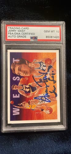 1991-92 Upper Deck: Basketball Heroes: Jerry West Autograph #9 Jerry West