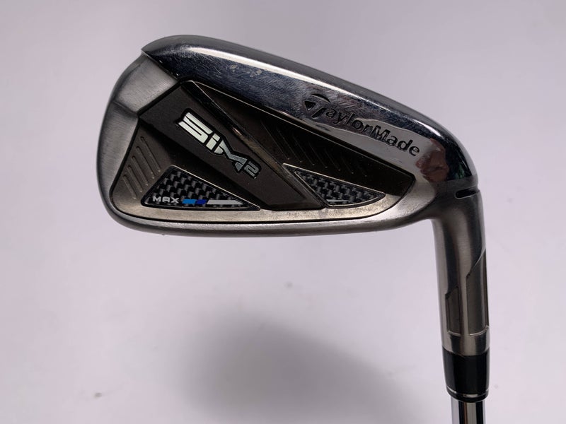 Taylormade SIM2 MAX Single 7 Iron True Temper XP 95 S300 Stiff Steel Mens RH