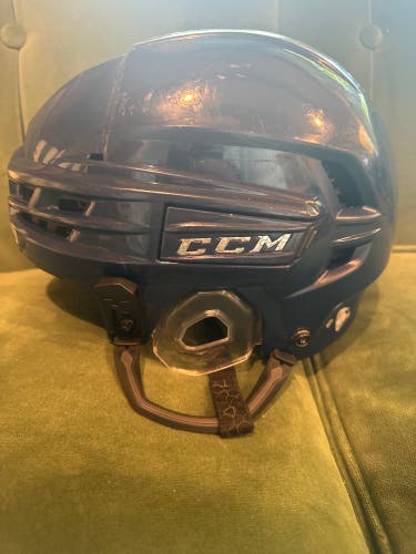 Used Ccm Super Tacks X Helmet Size: Small Color: Blue