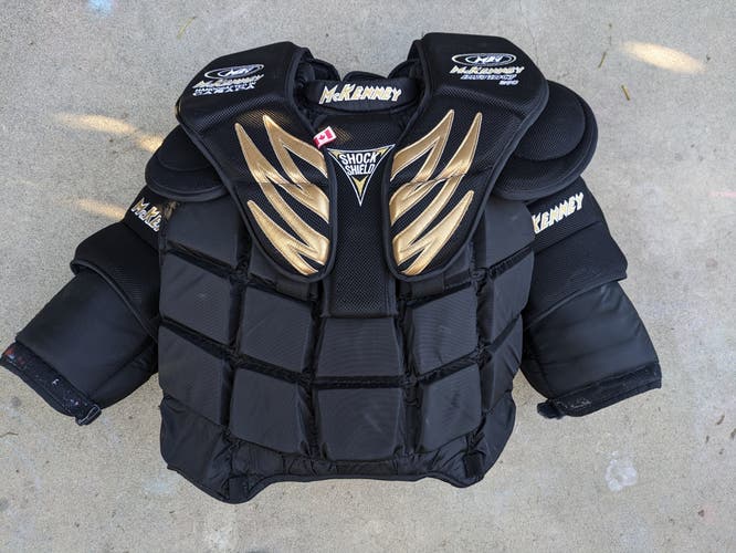 Used Large/Extra Large Mckenney Goalie Chest Protector