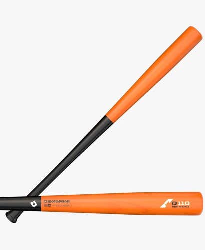 New Demarini DX110 Pro Maple wood baseball bat 31" -3 BBCOR WTDX110BO1831 28 oz