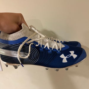 Blue Used Adult Under Armour Cleats