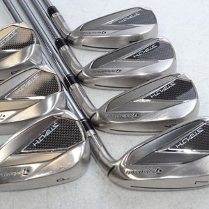 TaylorMade Stealth 4-PW Iron Set Right Stiff Flex KBS MAX MT Steel # 175651