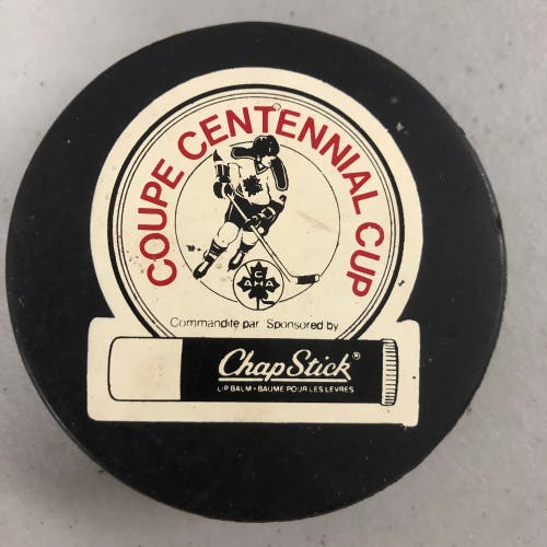 Centennial Cup official puck