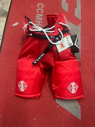 New Tackla 700 Hockey Pants- Red- Junior Large (160)