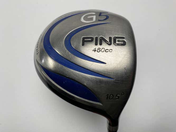 Ping G5 Driver 10.5* Grafalloy Pro Launch Blue 65g Stiff Graphite Mens RH