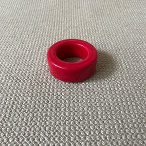 Red Baseball Bat Weight (Donut) 1lb