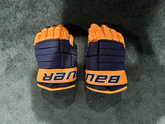 Bauer Pro Series Gloves Size 14 Blue And Gold