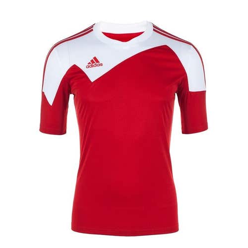Adidas Adult Mens Toque 13 Z20262 Small Red White SS Soccer Jersey NWT
