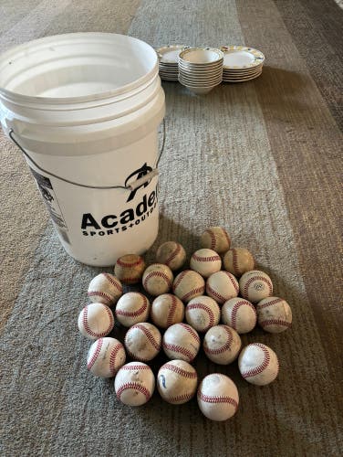 Used  24 Pack (2 Dozen) random Baseballs