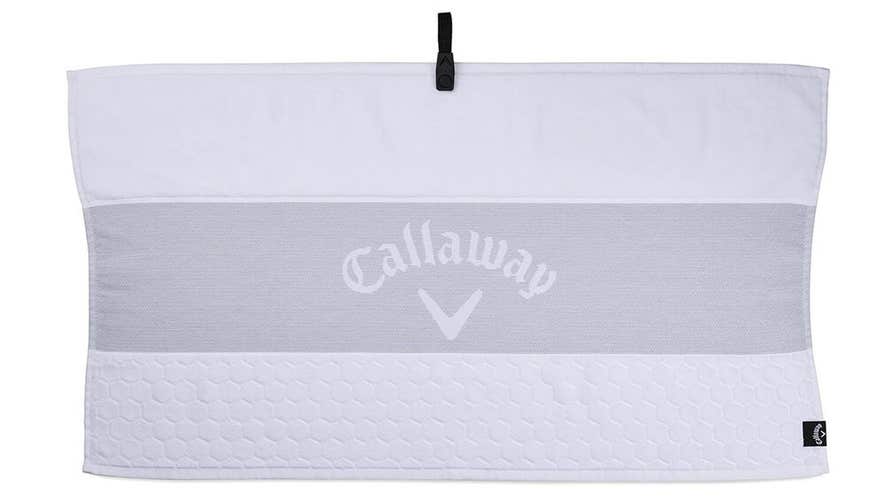NEW Callaway Golf 35x20 White Tour Golf Towel
