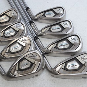Callaway Rogue 4-PW,AW Iron Set Right Stiff Project X LZ 6.0 Steel # 175592