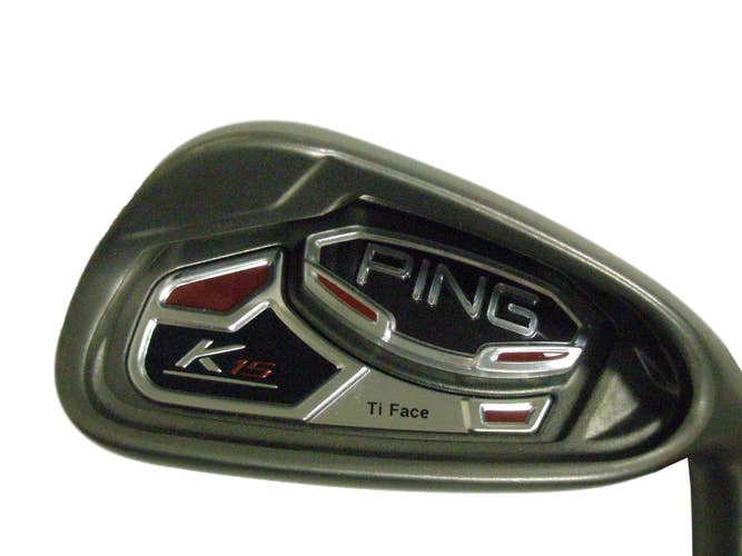 Ping K15 7 Iron Yellow (Steel AWT Stiff) Ti Face 7i K-15 Golf Club