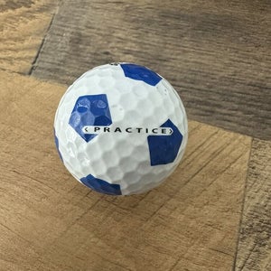 LOGO GOLF BALL-RARE #4 ROYAL BLUE PENT CALLAWAY TRUVIS PRACTICE JAPAN RELEASE