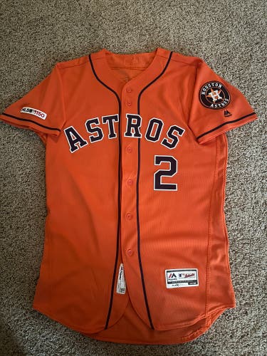 Houston Astros Alex Bregman Team Issued Authentic Jersey