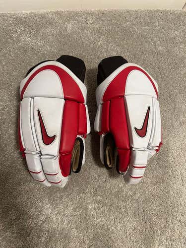 Used Red/White Nike Gloves 13"