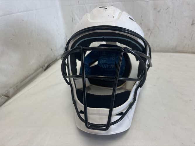 Used Easton Jen Schro The Very Best 7 1 8 - 7 1 2 Lg Softball Catcher's Helmet