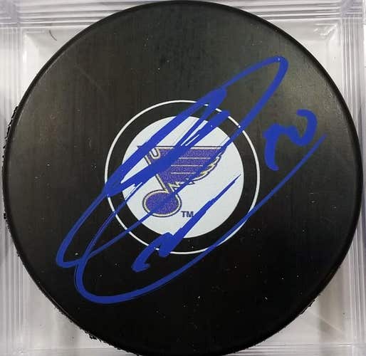 RYAN O'REILLY Autographed St. Louis Blues NHL Hockey Signed Puck