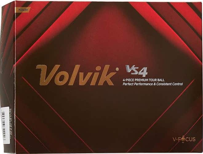 Volvik VS4 Golf Balls (White, 12pk) 1dz, 2023 NEW