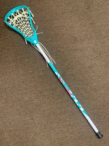 New Nike Arise Teal/White Women's Lacrosse Stick