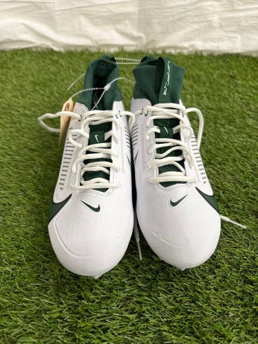 White New Size 10 Adult Men's Nike Vapor edge pro 360 Cleats Molded Football Cleats