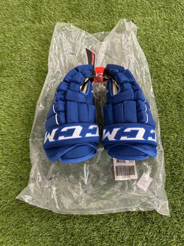 Blue New Senior CCM HG 4R Pro Gloves 15"