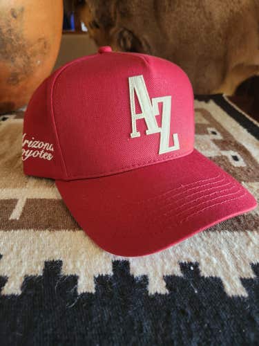 Arizona Coyotes Garnet AZ Desert Adjustable Hat 100% Cotton