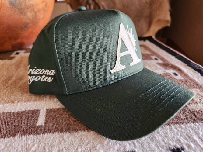 Arizona Coyotes Green Sun Adjustable Hat NEW 100% Cotton