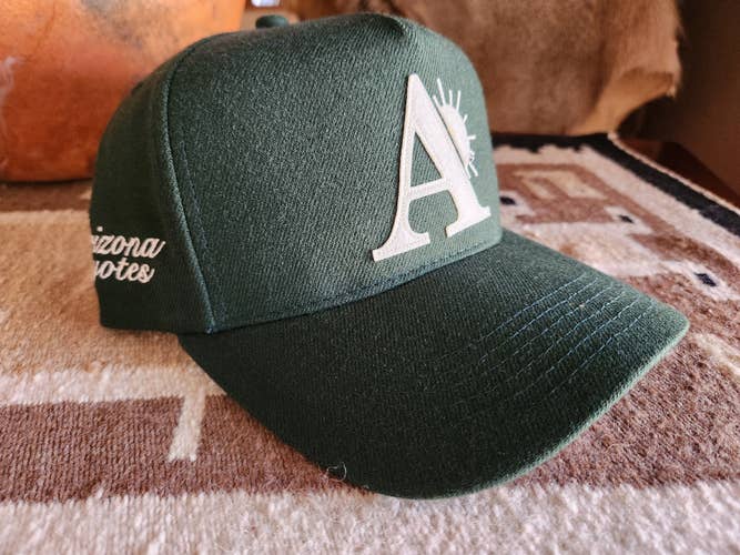 Arizona Coyotes Green Sun Adjustable Hat Acrylic/Wool