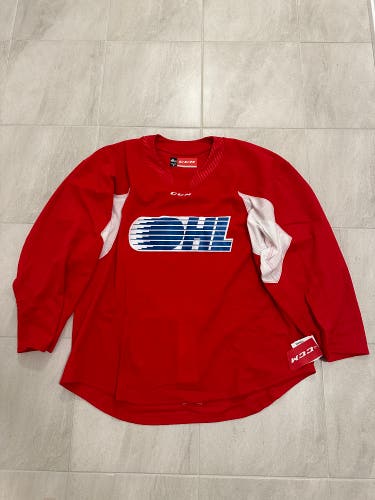 Brand New Pro Stock CCM OHL Practice Jersey Size 58