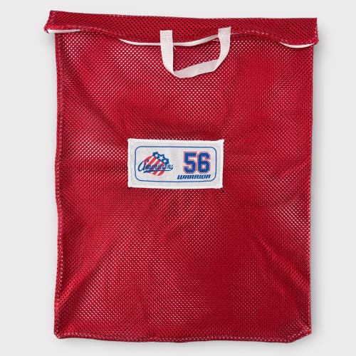 Pro Stock Warrior Rochester Americans Red Zippered Laundry Bag - Choose Your Number