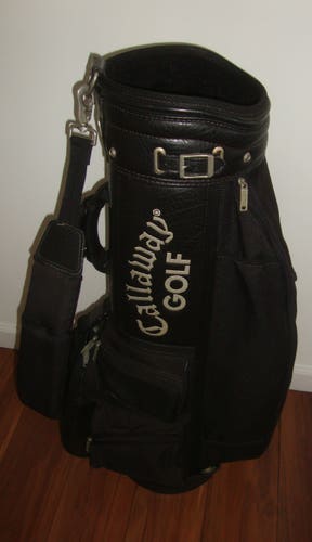 Callaway Golf Big Bertha Hawk Eye Golf Cart Bag Vintage 6 Way Black