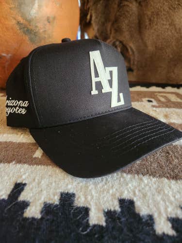 Arizona Coyotes Black AZ Desert Adjustable Hat 100% Cotton